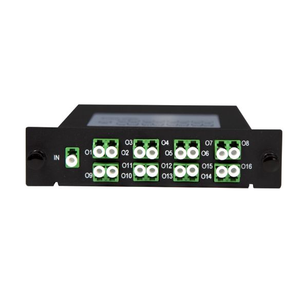 Picture of PLC FibreOptic 1:16 LC/APC Splitter Cassette Module 1x IN & 16x Out