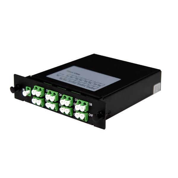 Picture of PLC FibreOptic 1:16 LC/APC Splitter Cassette Module 1x IN & 16x Out