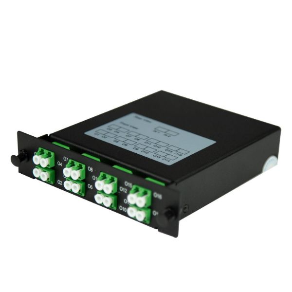 Picture of PLC Fibre Optic 2:16 LC/APC Splitter NON-Cassette Rear Input Module 2x IN & 16x Out