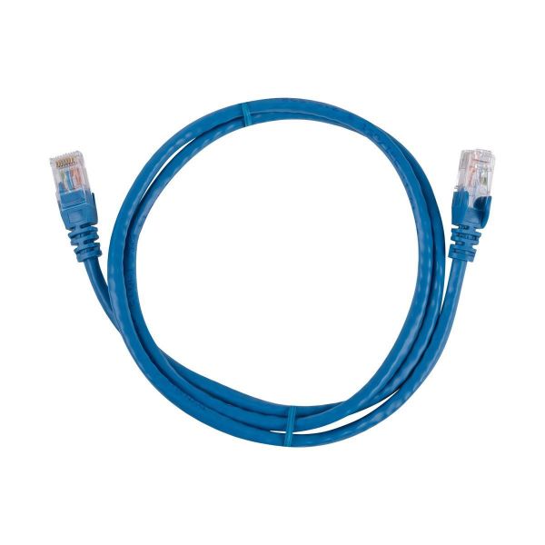 Picture of Cat6 Blue UTP Patch Lead T568A 250MHZ 24AWG Unshielded Plug.