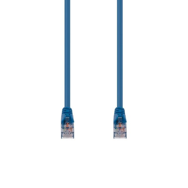 Picture of 30m Cat6 Blue UTP Patch Lead T568A 250MHZ 24AWG Unshielded Plug.