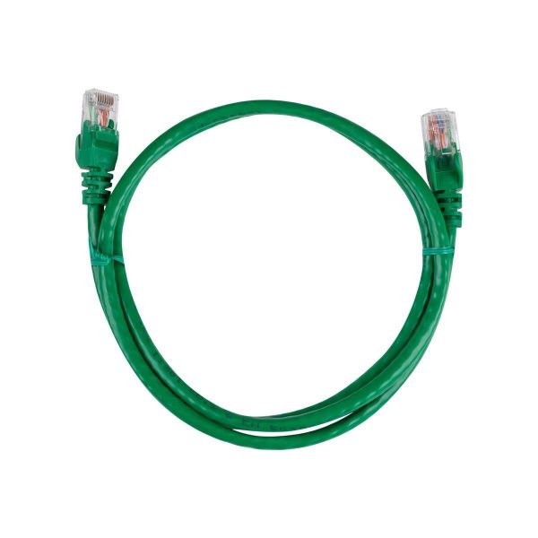 Picture of Cat6 Green UTP Patch Lead T568A 250MHZ 24AWG Unshielded Plug.