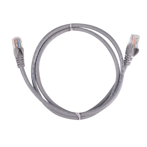 Picture of 0.5m Cat6 Grey UTP Patch Lead T568A 250MHZ 24AWG Unshielded Plug.