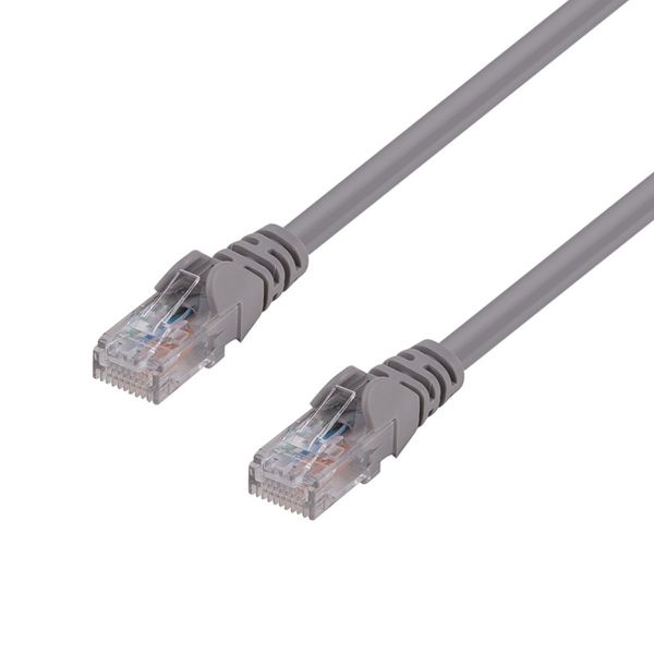 Picture of 0.5m Cat6 Grey UTP Patch Lead T568A 250MHZ 24AWG Unshielded Plug.