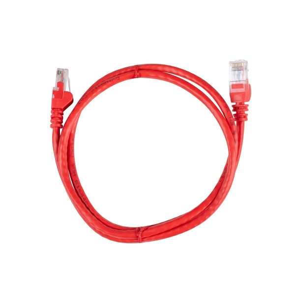 Picture of Cat6 Red UTP Patch Lead T568A 250MHZ 24AWG Unshielded Plug.