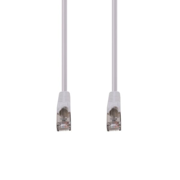 Picture of 30m Cat6A S/FTP White 10G Patch Lead 26AWG 500MHz Shielded Plug. Cat6 Augmented
