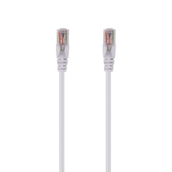 Picture of 10m Cat6 White UTP Patch Lead T568A 250MHZ 24AWG Unshielded Plug.