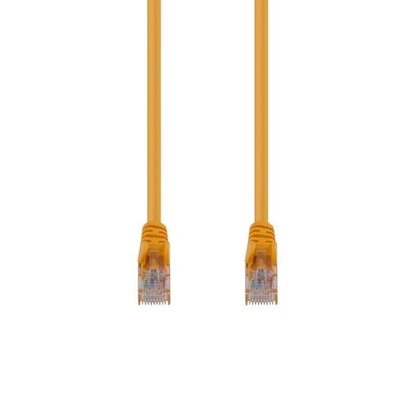 Picture of 15m Cat6 Yellow UTP Patch Lead T568A 250MHZ 24AWG Unshielded Plug.
