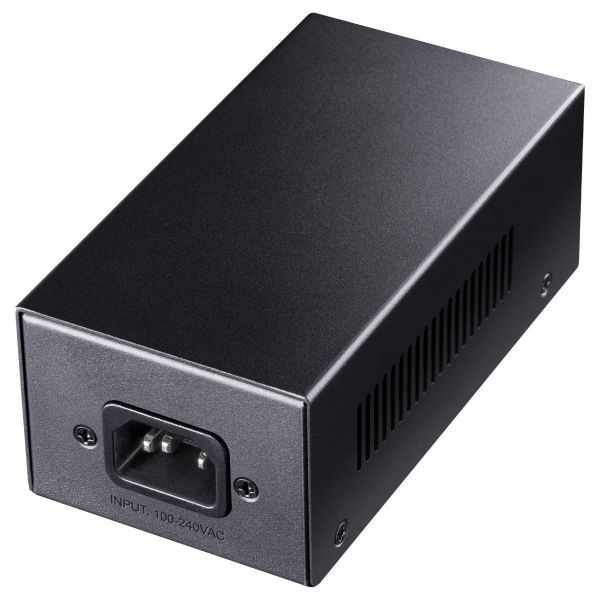 Picture of 2-Channel 30W Gigabit PoE+/PoE Injector 2x 30W Power Supply 802.3at