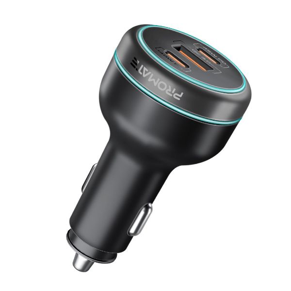 Picture of 230W RapidCharge Car Charger w/ Dual PD & QC Ports. 140W & 45W PD for Notebooks