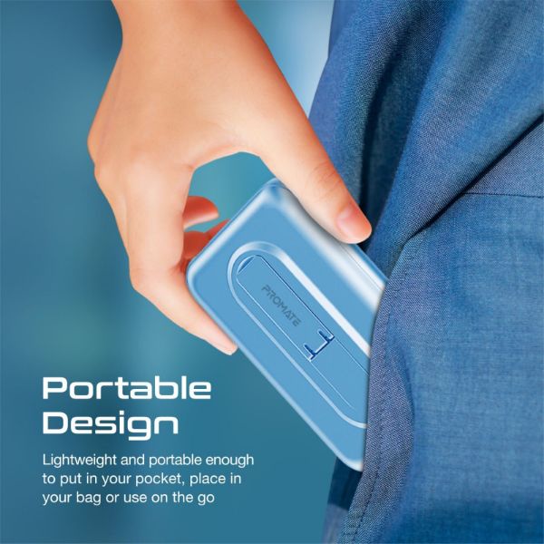 Picture of 10000mAh Magnetic Qi 15W Wireless Charging Power Bank Blue