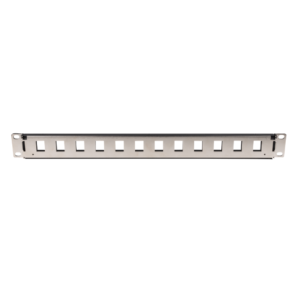 Picture of 19'' 12 Port Unloaded Patch Panel Keystone Inserts 1RU