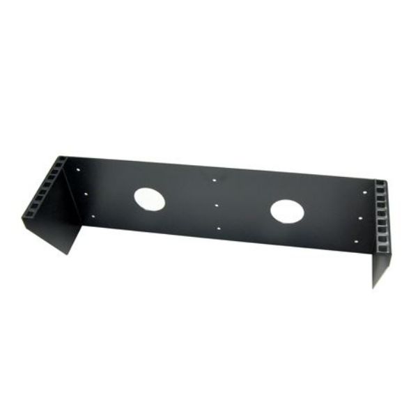 Picture of 3RU Vertical Wall Mount Bracket Dimensions: 488 x 153 x 142mm. Supports up to 30Kgs