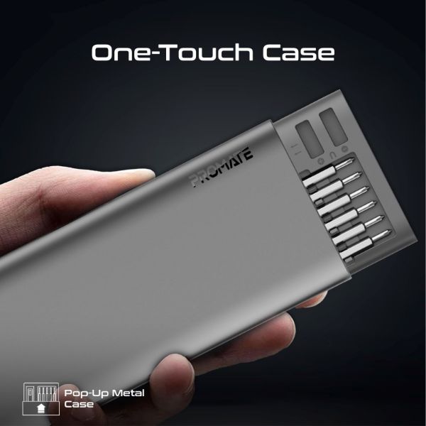 Picture of 51-Pieces Premium Steel DIY Pocket Size Screwdriver Kit. Pop-up Case. 48pcs