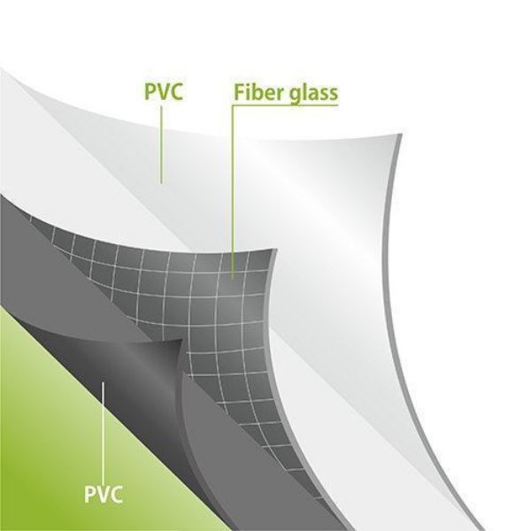 Picture of 135'' Electric Projector Screen w/ Remote Fiberglass Matte White Fabric. 16:9