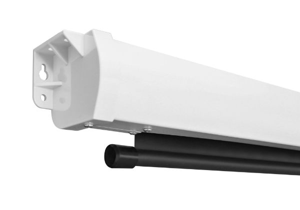 Picture of 135'' Electric Projector Screen w/ Remote Fiberglass Matte White Fabric. 16:9