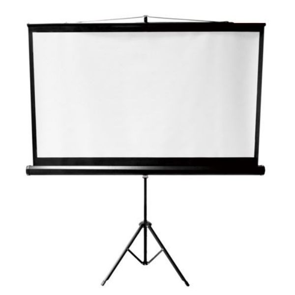Picture of 112'' Projector Screen w/ Tripod 1:1 Aspect ratio 2m x 2m (WxH)