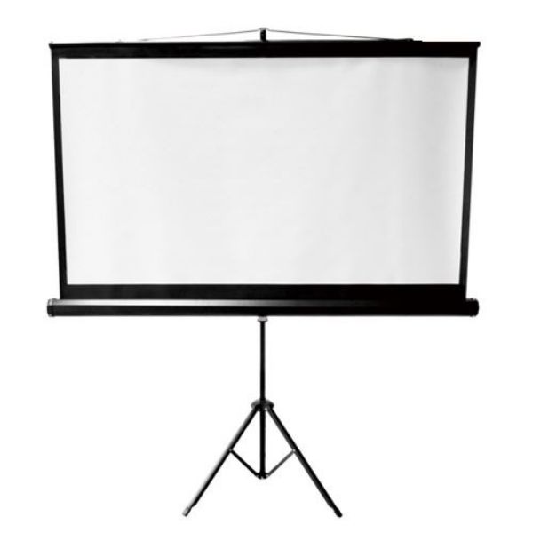 Picture of 100'' Projector Screen w/ Tripod 4:3 Aspect Ratio 2m x 1.5m (WxH).