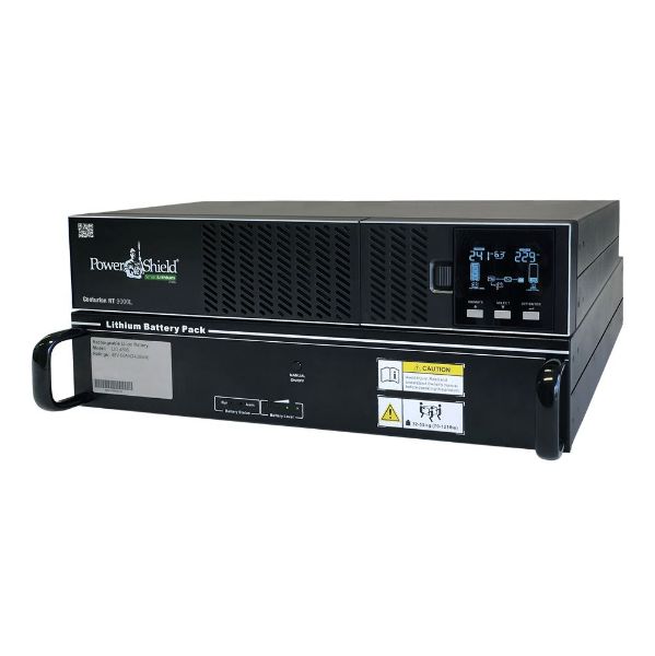 Picture of Centurion RT LiFeP04 3kVA 2.7kW Lithium-ion Long-Run Online UPS. Includes Rail Kit