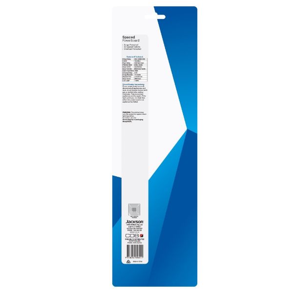 Picture of 6-Way Powerboard w/ surge & overload protect. 1m Power cord. (Energy Absorption