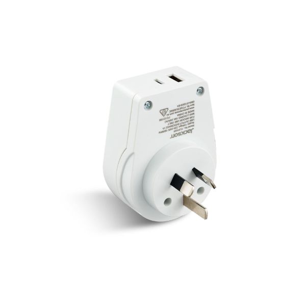 Picture of Slim Inbound Travel Adaptor 1x USB-A & 1x USB-C (2.1A) Charging Ports