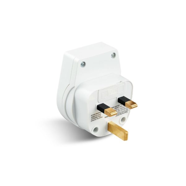 Picture of Slim Outbound Travel Adaptor for use in UK/Hong Kong 3-Pin NZ/AUS Plugs.