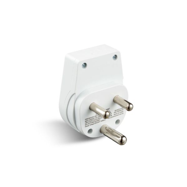 Picture of Slim Outbound Travel Adaptor use in South Africa & Parts of India. 3-Pin