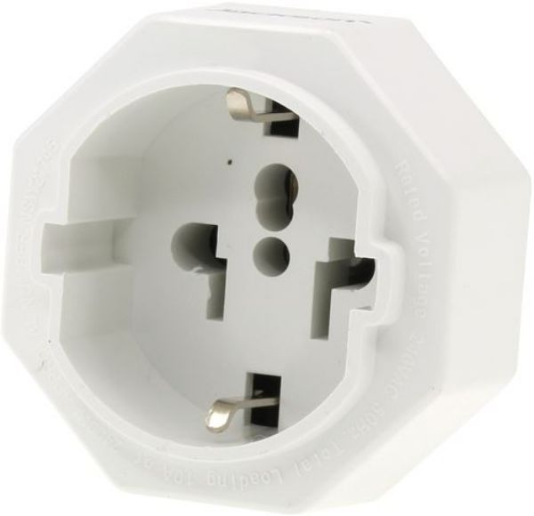 Picture of 1x Outlet Travel Adaptor. Converts US USA/Asian Plugs fo use in NZ/AUS