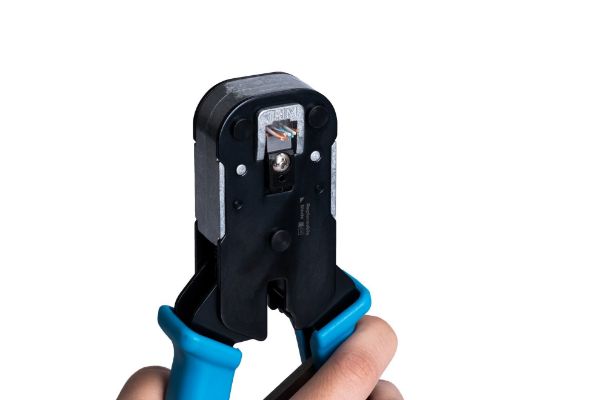 Picture of Heavy Duty Push Through Crimper w/ Built-in Stripping & Cutting Blade