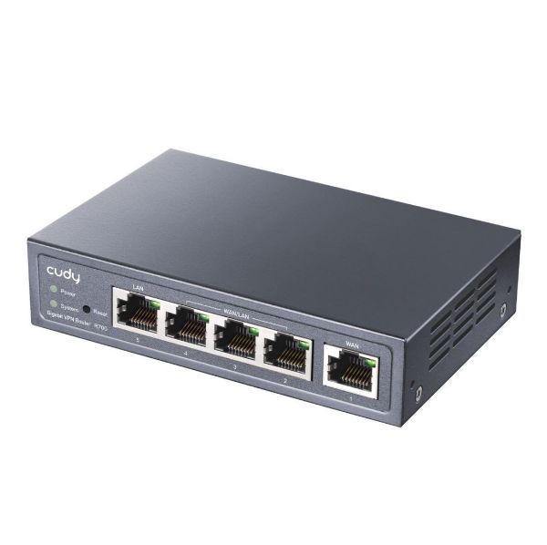 Picture of Powerful Gigabit Multi-WAN VPN Router for Home & Office. 1x GbE WAN 3x GbE WAN/LAN