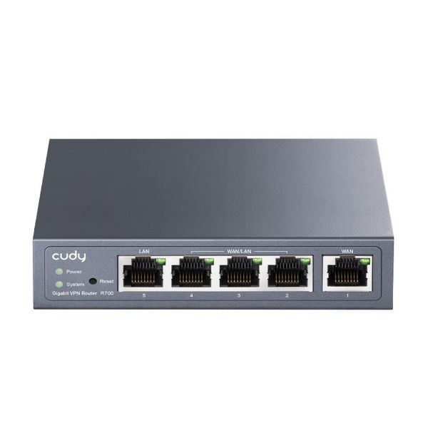 Picture of Powerful Gigabit Multi-WAN VPN Router for Home & Office. 1x GbE WAN 3x GbE WAN/LAN