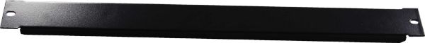 Picture of 1RU 19'' Blanking Panel. Black Includes 2x Cage Nuts