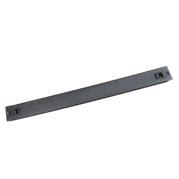 Picture of 1RU clip on tool-less 19'' blanking panel. Metal