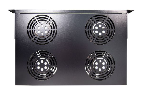 Picture of 1U Fan Unit w/ 4x Fans 19'' Installation 290mm Deep Fans 4x 20w (80w Total)