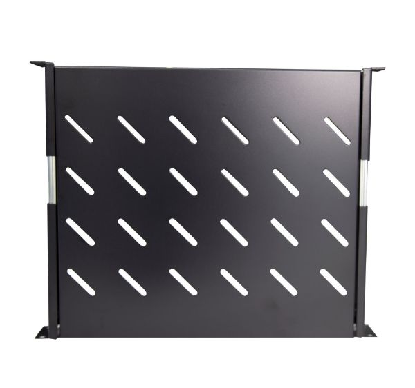 Picture of Sliding Shelf 375mm Deep to fit 600mm Deep Cabinets Max load: 20kg. Black Colour