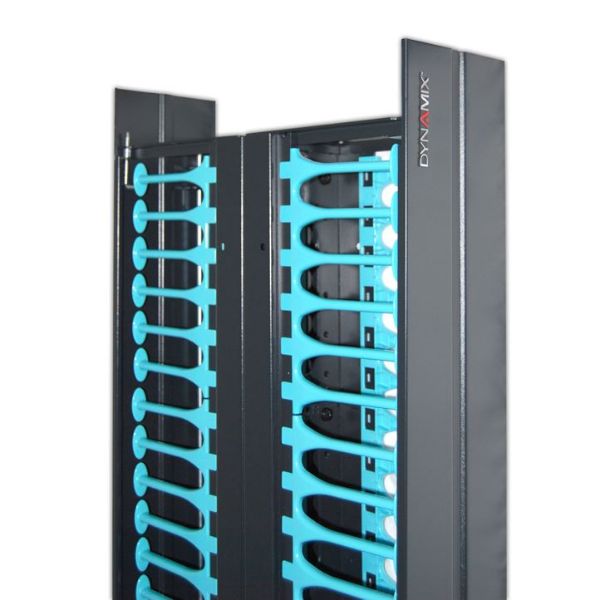 Picture of Dual 150mm Wide Finger Duct Cable Management Panels for RDF37U Frame