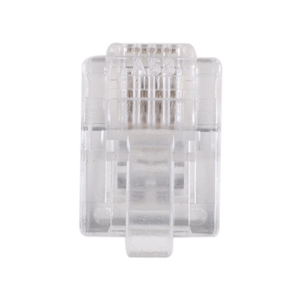 Picture of RJ11 Plug 20pc Bag 6P4C Modular Plug 3 micron