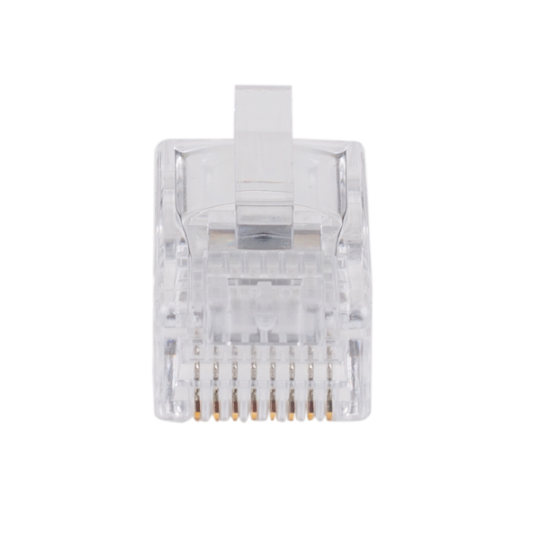 Picture of RJ45 Plug 20pc Bag 8P8C Modular Plug 50 Micron Compatible w/ Stranded & Solid