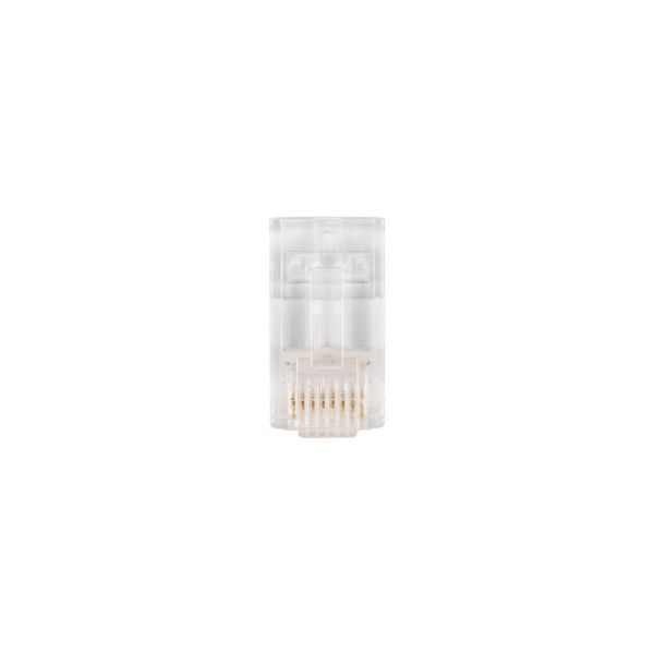 Picture of Cat6 UTP Push Through Plug 100pc Jar for Solid/Stranded Cable Conductor size : 1.05mm