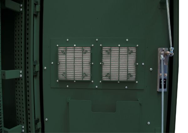 Picture of 18RU Outdoor FreeStanding Cabinet. (800x800x18U) IP45 Rated