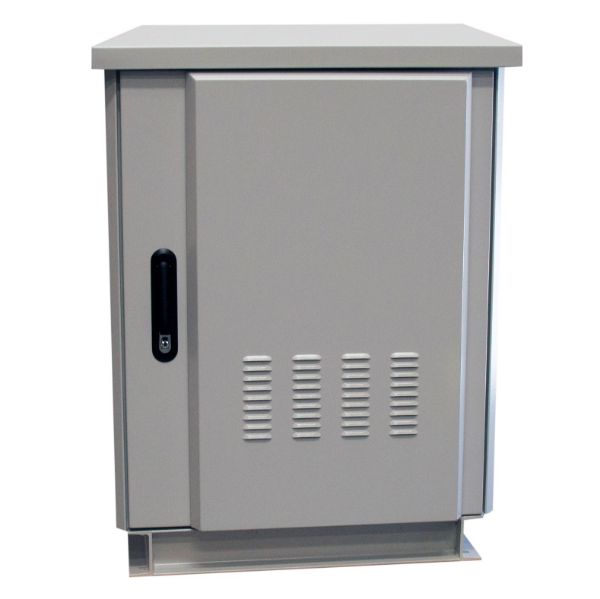 Picture of 18RU Outdoor FreeStanding Cabinet. (800x800x18U) IP45 Rated