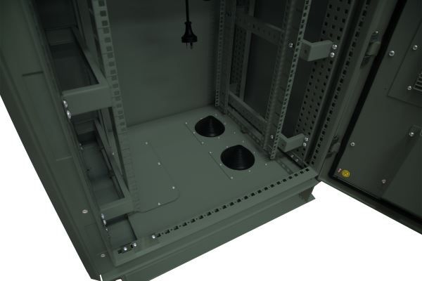 Picture of 24RU Outdoor FreeStanding Cabinet. (800x 600x1375mm) IP45 Rated