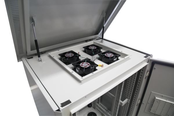 Picture of 24RU Outdoor FreeStanding Cabinet. (800x 600x1375mm) IP45 Rated