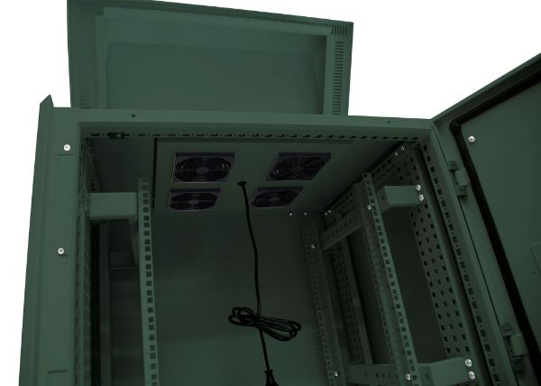 Picture of 24RU Outdoor FreeStanding Cabinet. (800 x 800 x 24U) IP45 Rated