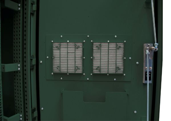 Picture of 24RU Outdoor FreeStanding Cabinet. (800 x 800 x 24U) IP45 Rated
