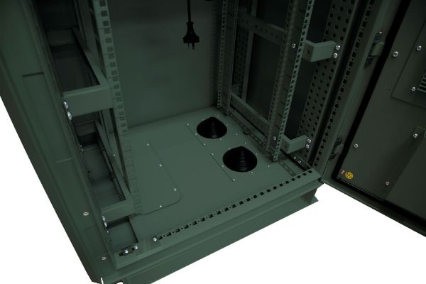 Picture of 24RU Outdoor FreeStanding Cabinet. (800 x 800 x 24U) IP45 Rated