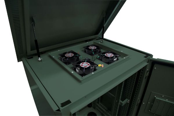 Picture of 24RU Outdoor FreeStanding Cabinet. (800 x 800 x 24U) IP45 Rated
