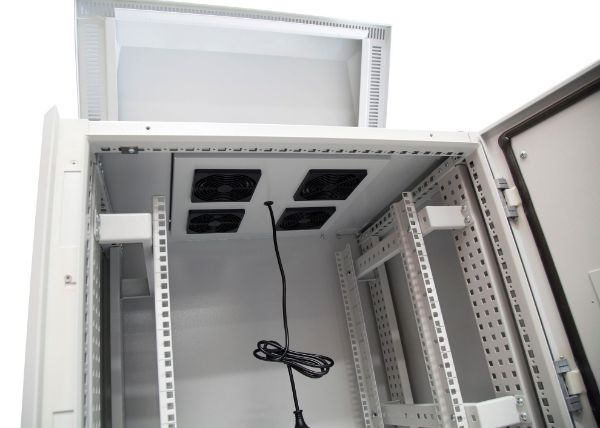 Picture of 24RU Outdoor FreeStanding Cabinet. (800 x 800 x 24U) IP45 Rated