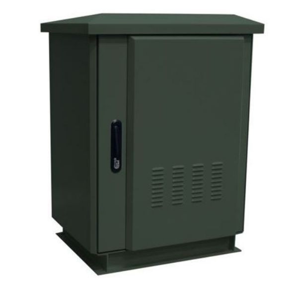 Picture of 27RU Outdoor FreeStanding Cabinet. (800x600x1575mm) IP45 Rated
