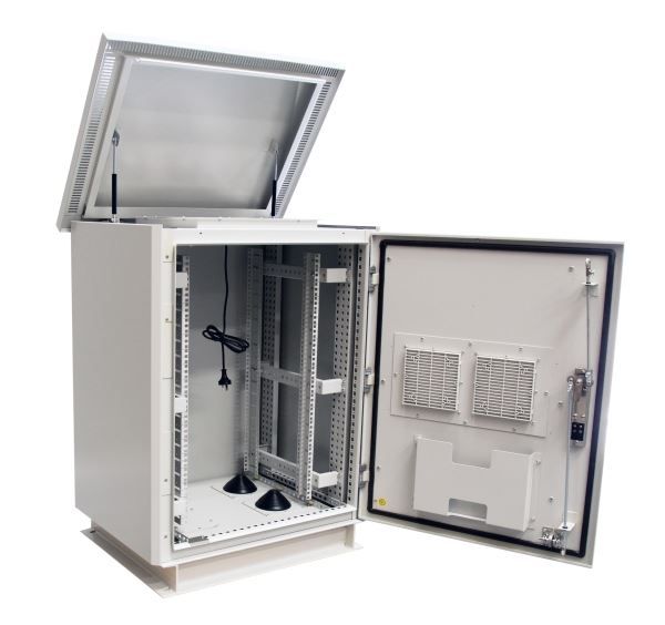 Picture of 27RU Outdoor FreeStanding Cabinet. (800x600x1575mm) IP45 Rated
